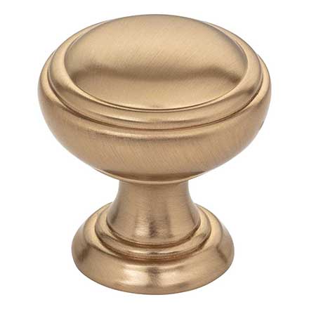 Jeffrey Alexander [658SBZ] Die Cast Zinc Cabinet Knob - Tiffany Series - Satin Bronze Finish - 1 1/4&quot; Dia.