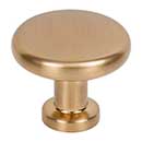 Jeffrey Alexander [410SBZ] Die Cast Zinc Cabinet Knob - Weser Series - Satin Bronze Finish - 1 3/8" Dia.
