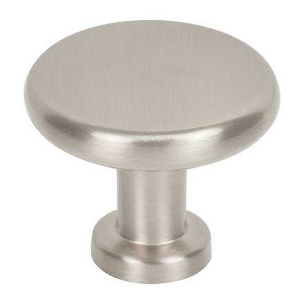 Jeffrey Alexander [410SN] Die Cast Zinc Cabinet Knob - Weser Series - Satin Nickel Finish - 1 3/8" Dia.