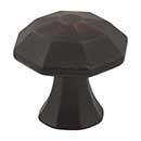 Jeffrey Alexander [678DBAC] Die Cast Zinc Cabinet Knob - Wheeler Series - Brushed Oil Rubbed Bronze Finish - 1 1/4" Dia.