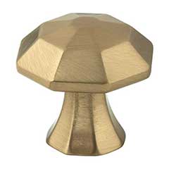 Jeffrey Alexander [678SBZ] Die Cast Zinc Cabinet Knob - Wheeler Series - Satin Bronze Finish - 1 1/4" Dia.