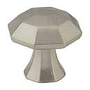 Jeffrey Alexander [678SN] Die Cast Zinc Cabinet Knob - Wheeler Series - Satin Nickel Finish - 1 1/4&quot; Dia.