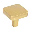 Jeffrey Alexander [905BG] Die Cast Zinc Cabinet Knob - Whitlock Series - Brushed Gold Finish - 1 1/4&quot; Sq.