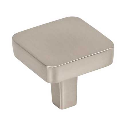 Jeffrey Alexander [905SN] Die Cast Zinc Cabinet Knob - Whitlock Series - Satin Nickel Finish - 1 1/4&quot; Sq.