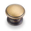 Jeffrey Alexander [3980-ABSB] Die Cast Zinc Cabinet Knob - Durham Series - Antique Brushed Satin Brass Finish - 1 1/4" Dia.