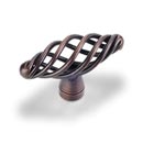 Jeffrey Alexander [I350-DBAC] Die Cast Zinc Cabinet Knob - Zurich Series - Brushed Oil Rubbed Bronze Finish - 2" L