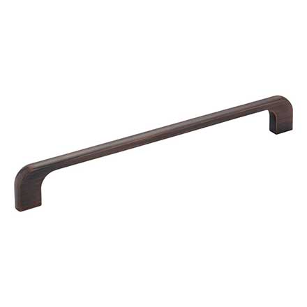 Jeffrey Alexander [264-192DBAC] Die Cast Zinc Cabinet Pull Handle - Oversized - Alvar Series - Brushed Oil Rubbed Bronze Finish - 192mm C/C - 8 1/4&quot; L