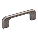 Jeffrey Alexander [264-3BNBDL] Die Cast Zinc Cabinet Pull Handle - Standard Sized - Alvar Series - Brushed Pewter Finish - 3&quot; C/C - 3 11/16&quot; L