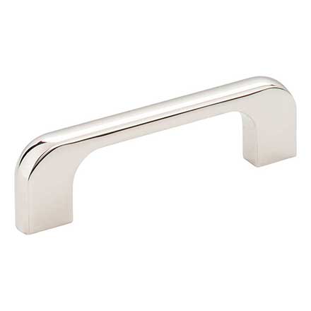 Jeffrey Alexander [264-3NI] Die Cast Zinc Cabinet Pull Handle - Standard Sized - Alvar Series - Polished Nickel Finish - 3&quot; C/C - 3 11/16&quot; L