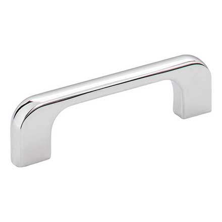 Jeffrey Alexander [264-3PC] Die Cast Zinc Cabinet Pull Handle - Standard Sized - Alvar Series - Polished Chrome Finish - 3" C/C - 3 11/16" L