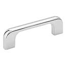 Jeffrey Alexander [264-3PC] Die Cast Zinc Cabinet Pull Handle - Standard Sized - Alvar Series - Polished Chrome Finish - 3&quot; C/C - 3 11/16&quot; L