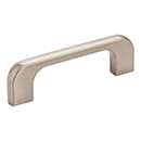 Jeffrey Alexander [264-3SN] Die Cast Zinc Cabinet Pull Handle - Standard Sized - Alvar Series - Satin Nickel Finish - 3&quot; C/C - 3 11/16&quot; L