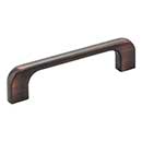 Jeffrey Alexander [264-96DBAC] Die Cast Zinc Cabinet Pull Handle - Standard Sized - Alvar Series - Brushed Oil Rubbed Bronze Finish - 96mm C/C - 4 7/16&quot; L