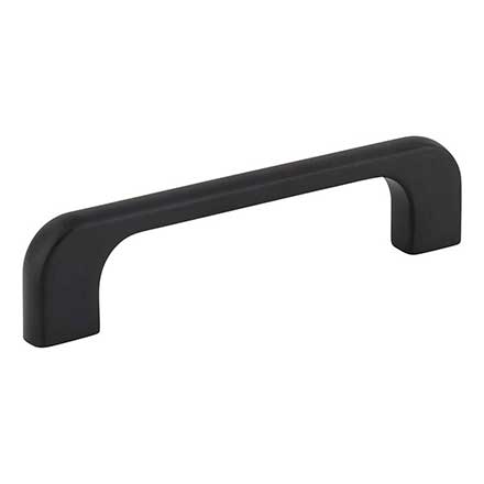 Jeffrey Alexander [264-96MB] Die Cast Zinc Cabinet Pull Handle - Standard Sized - Alvar Series - Matte Black Finish - 96mm C/C - 4 7/16&quot; L
