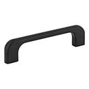 Jeffrey Alexander [264-96MB] Die Cast Zinc Cabinet Pull Handle - Standard Sized - Alvar Series - Matte Black Finish - 96mm C/C - 4 7/16" L