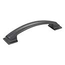 Jeffrey Alexander [435-128DACM] Die Cast Zinc Cabinet Pull Handle - Annadale Series - Oversized - Gun Metal Finish - 128mm C/C - 6 1/4&quot; L