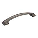 Jeffrey Alexander [435-160BNBDL] Die Cast Zinc Cabinet Pull Handle - Annadale Series - Oversized - Brushed Pewter Finish - 160mm C/C - 7 5/8&quot; L