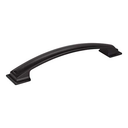 Jeffrey Alexander [435-160MB] Die Cast Zinc Cabinet Pull Handle - Annadale Series - Oversized - Matte Black Finish - 160mm C/C - 7 5/8" L