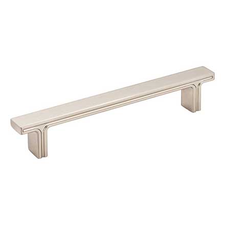 Jeffrey Alexander [867-128SN] Die Cast Zinc Cabinet Pull Handle - Anwick Series - Oversized - Satin Nickel Finish - 128mm C/C - 6 3/8" L