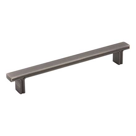 Jeffrey Alexander [867-160BNBDL] Die Cast Zinc Cabinet Pull Handle - Anwick Series - Oversized - Brushed Pewter Finish - 160mm C/C - 7 5/8&quot; L