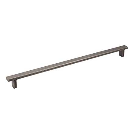 Jeffrey Alexander [867-320BNBDL] Die Cast Zinc Cabinet Pull Handle - Anwick Series - Oversized - Brushed Pewter Finish - 320mm C/C - 13 15/16&quot; L