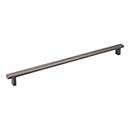 Jeffrey Alexander [867-320BNBDL] Die Cast Zinc Cabinet Pull Handle - Anwick Series - Oversized - Brushed Pewter Finish - 320mm C/C - 13 15/16&quot; L