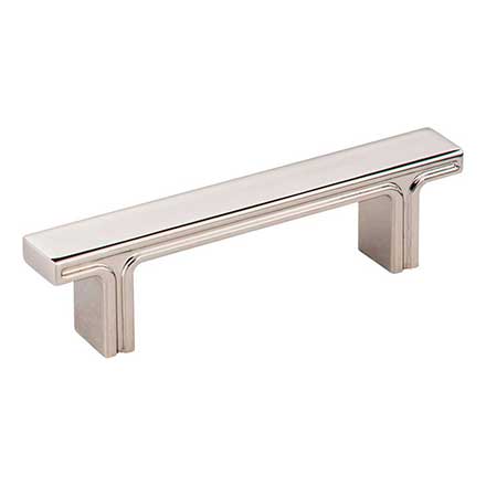 Jeffrey Alexander [867-3NI] Die Cast Zinc Cabinet Pull Handle - Anwick Series - Standard Size - Polished Nickel Finish - 3&quot; C/C - 4 5/16&quot; L