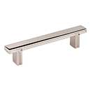 Jeffrey Alexander [867-96NI] Die Cast Zinc Cabinet Pull Handle - Anwick Series - Standard Size - Polished Nickel Finish - 96mm C/C - 5 1/8&quot; L