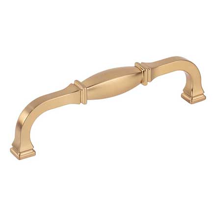 Jeffrey Alexander [278-128SBZ] Die Cast Zinc Cabinet Pull Handle - Oversized - Audrey Series - Satin Bronze Finish - 128mm C/C - 5 9/16&quot; L