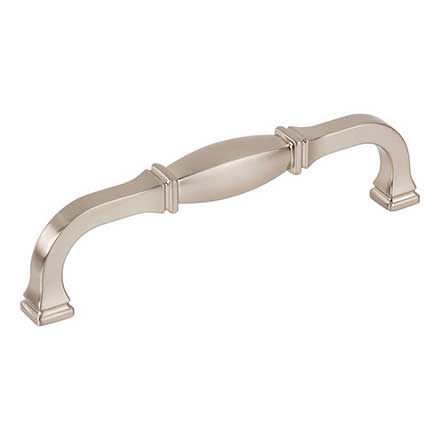 Jeffrey Alexander [278-128SN] Die Cast Zinc Cabinet Pull Handle - Oversized - Audrey Series - Satin Nickel Finish - 128mm C/C - 5 9/16&quot; L