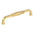 Jeffrey Alexander [278-160BG] Die Cast Zinc Cabinet Pull Handle - Oversized - Audrey Series - Brushed Gold Finish - 160mm C/C - 6 13/16" L