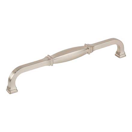 Jeffrey Alexander [278-192SN] Die Cast Zinc Cabinet Pull Handle - Oversized - Audrey Series - Satin Nickel Finish - 192mm C/C - 8 1/16&quot; L