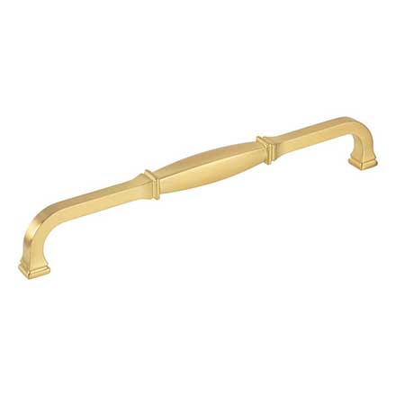 Jeffrey Alexander [278-224BG] Die Cast Zinc Cabinet Pull Handle - Oversized - Audrey Series - Brushed Gold Finish - 224mm C/C - 9 3/8" L
