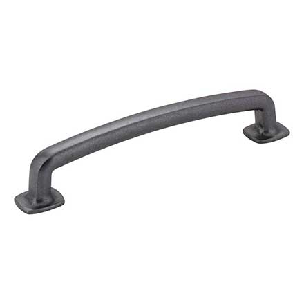 Jeffrey Alexander [MO6373-128DACM] Die Cast Zinc Cabinet Pull Handle - Belcastel 1 Series - Oversized - Gun Metal Finish - 128mm C/C - 5 7/8&quot; L