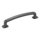 Jeffrey Alexander [MO6373-128DACM] Die Cast Zinc Cabinet Pull Handle - Belcastel 1 Series - Oversized - Gun Metal Finish - 128mm C/C - 5 7/8" L
