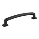 Jeffrey Alexander [MO6373-128MB] Die Cast Zinc Cabinet Pull Handle - Belcastel 1 Series - Oversized - Matte Black Finish - 128mm C/C - 5 7/8&quot; L