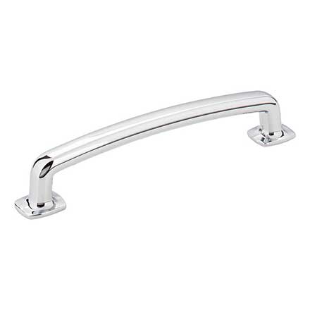 Jeffrey Alexander [MO6373-128PC] Die Cast Zinc Cabinet Pull Handle - Belcastel 1 Series - Oversized - Polished Chrome Finish - 128mm C/C - 5 7/8" L