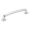 Jeffrey Alexander [MO6373-128PC] Die Cast Zinc Cabinet Pull Handle - Belcastel 1 Series - Oversized - Polished Chrome Finish - 128mm C/C - 5 7/8" L