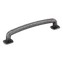 Jeffrey Alexander [MO6373-128SIM-D] Die Cast Zinc Cabinet Pull Handle - Belcastel 1 Series - Oversized - Distressed Antique Silver Finish - 128mm C/C - 5 7/8&quot; L