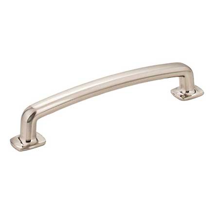 Jeffrey Alexander [MO6373-128SN] Die Cast Zinc Cabinet Pull Handle - Belcastel 1 Series - Oversized - Satin Nickel Finish - 128mm C/C - 5 7/8&quot; L