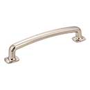 Jeffrey Alexander [MO6373-128SN] Die Cast Zinc Cabinet Pull Handle - Belcastel 1 Series - Oversized - Satin Nickel Finish - 128mm C/C - 5 7/8&quot; L