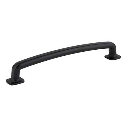 Jeffrey Alexander [MO6373-160MB] Die Cast Zinc Cabinet Pull Handle - Belcastel 1 Series - Oversized - Matte Black Finish - 160mm C/C - 7 1/8&quot; L