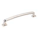 Jeffrey Alexander [MO6373-160NI] Die Cast Zinc Cabinet Pull Handle - Belcastel 1 Series - Oversized - Polished Nickel Finish - 160mm C/C - 7 1/8&quot; L
