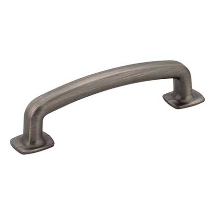 Jeffrey Alexander [MO6373BNBDL] Die Cast Zinc Cabinet Pull Handle - Belcastel 1 Series - Standard Size - Brushed Pewter Finish - 96mm C/C - 4 5/8" L