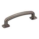 Jeffrey Alexander [MO6373BNBDL] Die Cast Zinc Cabinet Pull Handle - Belcastel 1 Series - Standard Size - Brushed Pewter Finish - 96mm C/C - 4 5/8&quot; L