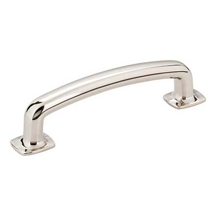Jeffrey Alexander [MO6373NI] Die Cast Zinc Cabinet Pull Handle - Belcastel 1 Series - Standard Size - Polished Nickel Finish - 96mm C/C - 4 5/8" L