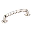 Jeffrey Alexander [MO6373NI] Die Cast Zinc Cabinet Pull Handle - Belcastel 1 Series - Standard Size - Polished Nickel Finish - 96mm C/C - 4 5/8" L