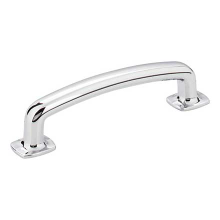 Jeffrey Alexander [MO6373PC] Die Cast Zinc Cabinet Pull Handle - Belcastel 1 Series - Standard Size - Polished Chrome Finish - 96mm C/C - 4 5/8&quot; L