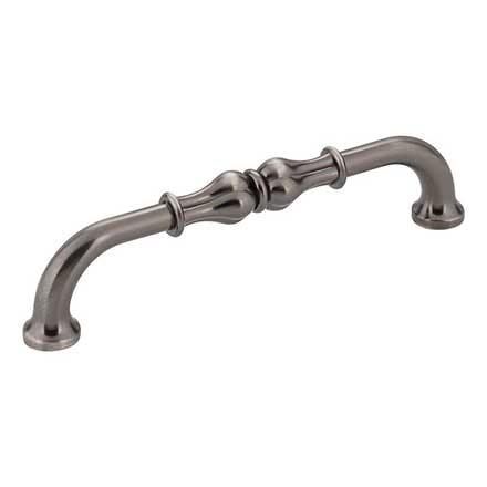 Jeffrey Alexander [818-128BNBDL] Die Cast Zinc Cabinet Pull Handle - Bella Series - Oversized - Brushed Pewter Finish - 128mm C/C - 5 11/16&quot; L