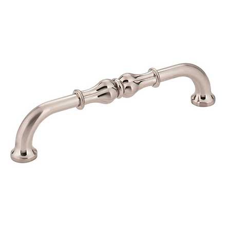Jeffrey Alexander [818-128SN] Die Cast Zinc Cabinet Pull Handle - Bella Series - Oversized - Satin Nickel Finish - 128mm C/C - 5 11/16&quot; L
